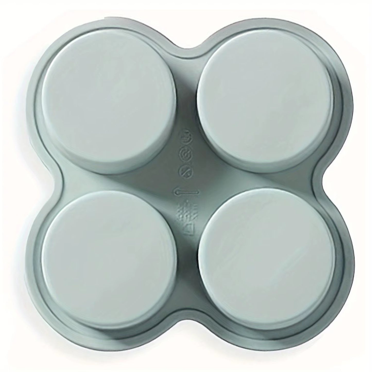 Air Fryer Egg Mold round Shape Eggs Mold 4 Cavity Non-Stick Silicone Air Fryer Egg Pan Egg Steamer Cooking Mold Fried Egg Tool